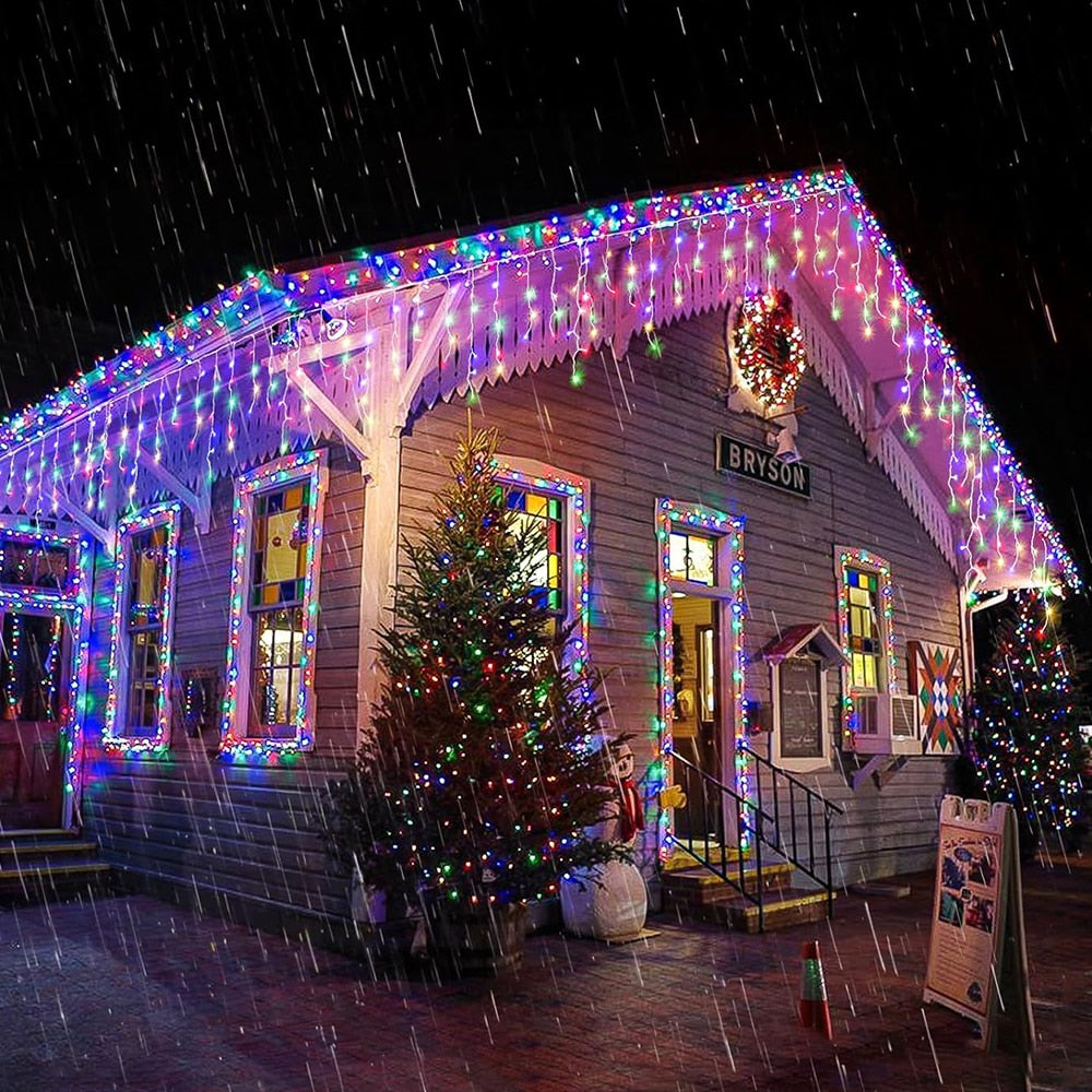 Instalatie Solara cu USB Joyful Box, 50 Metri, 500 LED-uri, Multicolor, Panou solar mare, 2200mAh, 19 jocuri de lumini, Telecomanda Profesionala Wireless