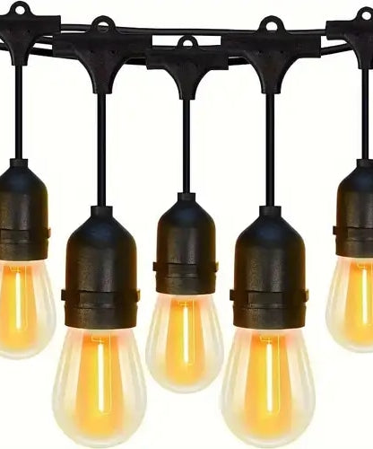 Ghirlanda Luminoasa Decorativa Joyful Box, 10 Metri, 10 Becuri, Becuri LED, Lumina calda, Interconectabila, Alimentare la priza, IP65
