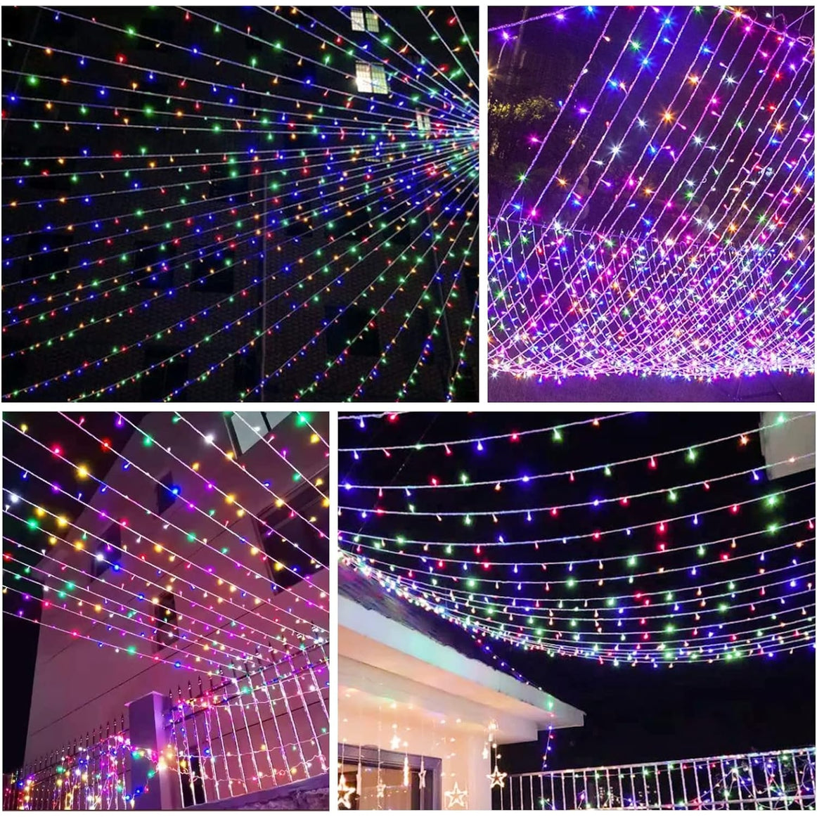 Instalatie Solara cu USB Joyful Box, 50 Metri, 500 LED-uri, Multicolor, Panou solar mare, 2200mAh, 19 jocuri de lumini, Telecomanda Profesionala Wireless