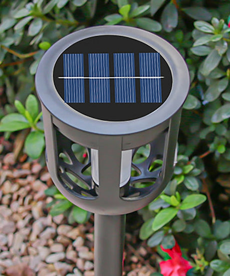 Set 2 Lampi Solare Decorative Joyful Box, LED lumina calda, Negru, Design modern, 2200mAh, Exterior, IP66