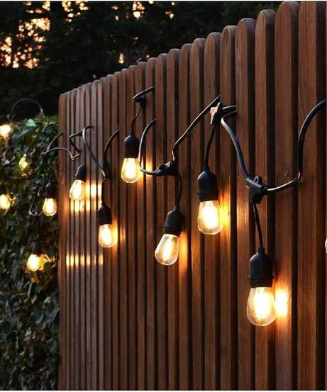 Ghirlanda Luminoasa Solara Joyful Box, Panou Solar si USB, 20 Metri, 20 Becuri, Becuri LED, Lumina calda, Telecomanda Wireless, IP65