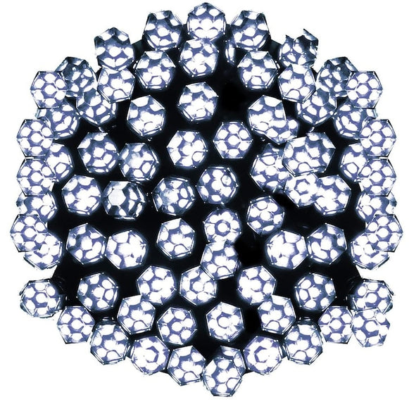 Instalatie LED DIAMANT Joyful Box, 9 Metri, 100 LED-uri, Alb rece, Interconectabila, 8 jocuri de lumini, Interior-Exterior