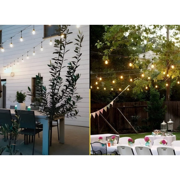 Ghirlanda Luminoasa Decorativa Joyful Box, 10 Metri, 10 Becuri, Becuri LED, Lumina calda, Interconectabila, Alimentare la priza, IP65