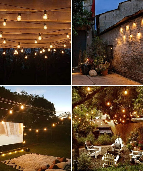 Ghirlanda Luminoasa Decorativa Joyful Box, 20 Metri, 20 Becuri, Becuri LED, Lumina calda, Interconectabila, Alimentare la priza, IP65