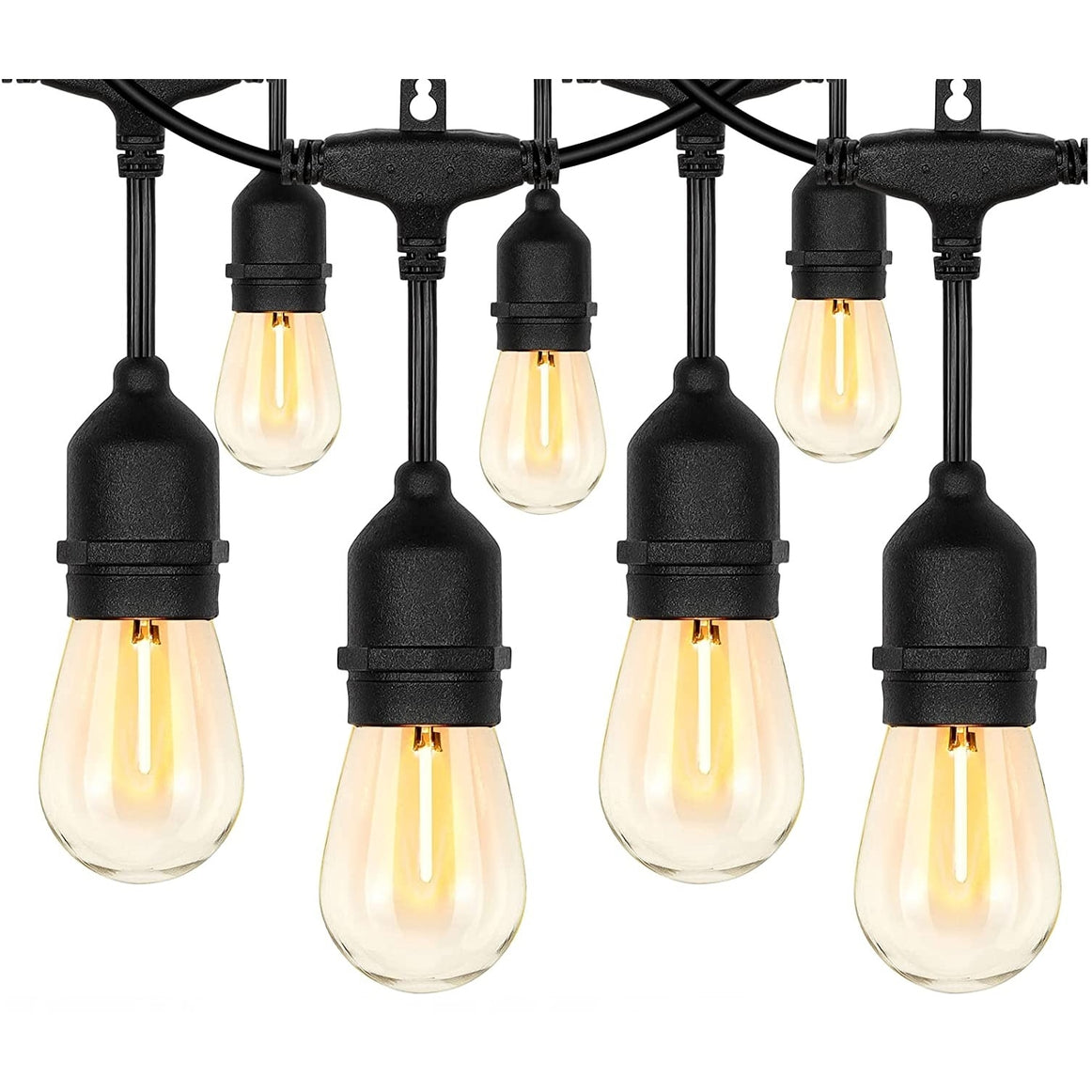 Ghirlanda Luminoasa Decorativa Joyful Box, 10 Metri, 10 Becuri, Becuri LED, Lumina calda, Interconectabila, Alimentare la priza, IP65