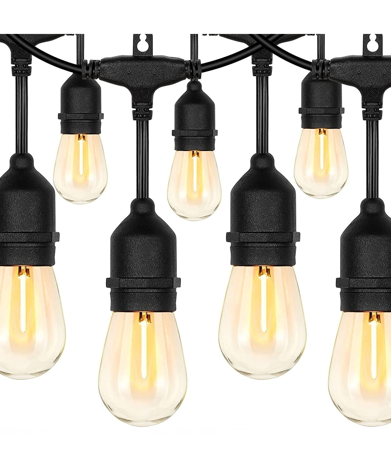 Ghirlanda Luminoasa Decorativa Joyful Box, 30 Metri, 30 Becuri, Becuri LED, Lumina calda, Interconectabila, Alimentare la priza, IP65