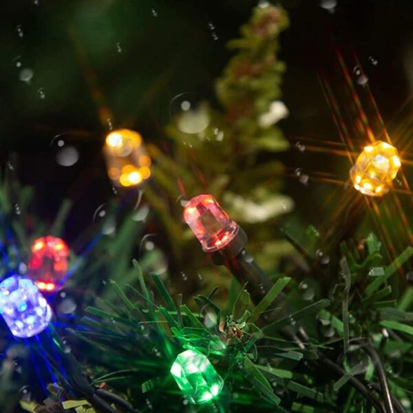 Instalatie LED DIAMANT Joyful Box, 9 Metri, 100 LED-uri, Multicolor, Interconectabila, 8 jocuri de lumini, Interior-Exterior